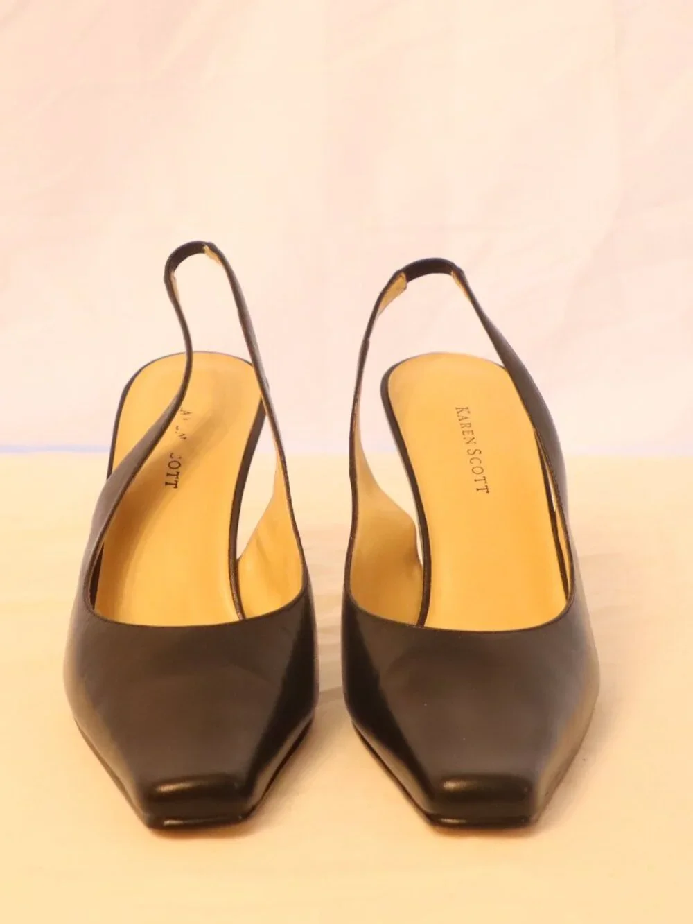 Karen Scott Size 9 Black Slingback Pumps - Picture 3 of 6
